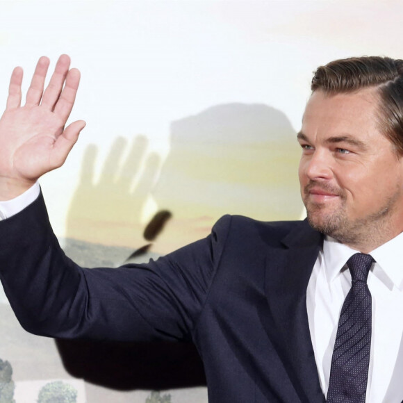 Leonardo Di Caprio - Photocall lors de la première du film "Once Upon A Time in Hollywood" à Rome. Le 2 août 2019.