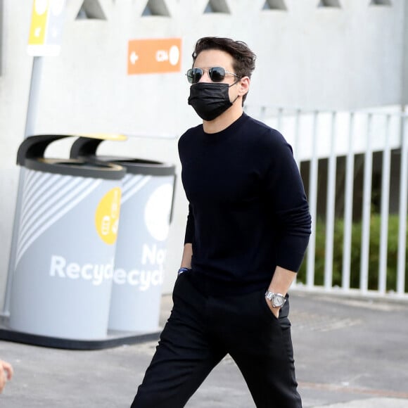 Rami Malek lors des internationaux de France de Tennis de Roland Garros 2021 à Paris, le 8 juin 2021. © Dominique Jacovides/Bestimage 