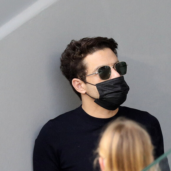 Rami Malek lors des internationaux de France de Tennis de Roland Garros 2021 à Paris, le 8 juin 2021. © Dominique Jacovides/Bestimage 