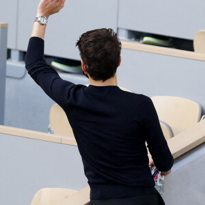 Rami Malek lors des internationaux de France de Tennis de Roland Garros 2021 à Paris, le 8 juin 2021. © Dominique Jacovides/Bestimage 