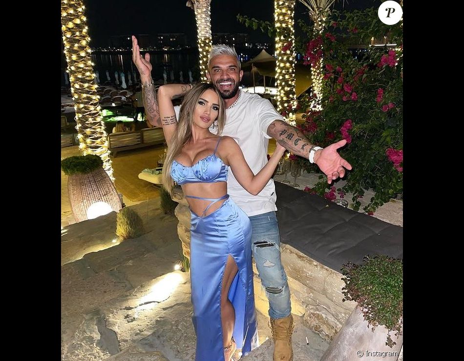 Manon Marsault et Julien Tanti complices à Dubaï, juin 2021