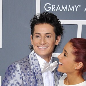 Ariana Grande et Frankie Grande - 53e Annual Grammy Awards au Staples Center de Los Angeles. Le 13 février 2011. @ Lionel Hahn/ABACAPRESS.COM