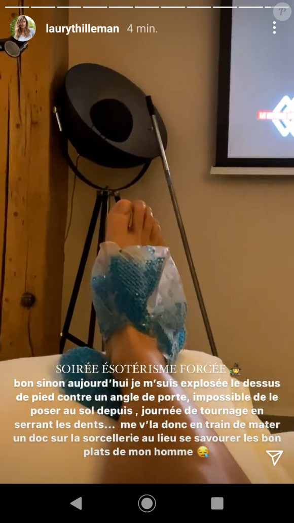 Laury Thilleman blessée, elle se confie sur Instagram, le 9 juin 2021
