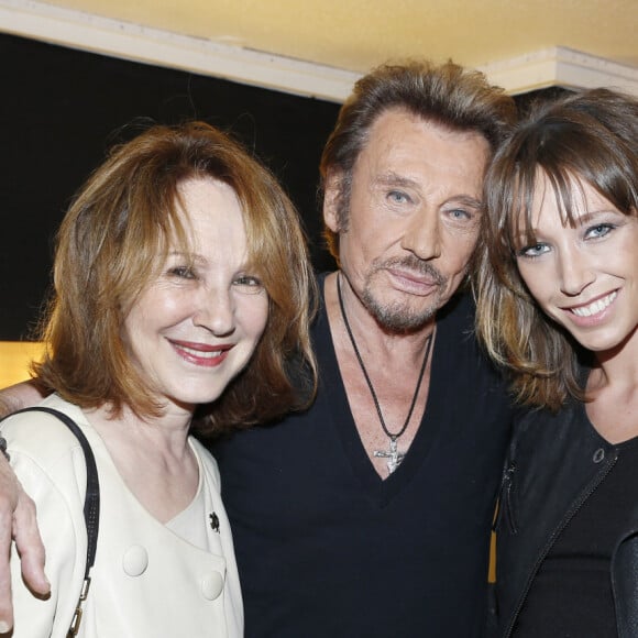 Exclusif - Nathalie Baye et Laura Smet - People au concert de Johnny Hallyday au POPB de Bercy a Paris - Jour 2. Le 15 juin 2013