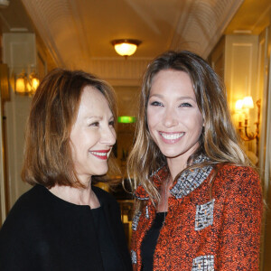 Nathalie Baye et sa fille Laura Smet - Soirée des "Révélations César 2015" à l'hôtel Meurice à Paris le 12 janvier 2015.