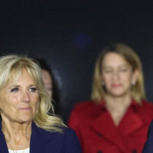 Joe Biden et sa femme Jill à leur arrivée à l'aéroport "Cornwall Airport Newquay" au Royaume-Uni, à l'occasion du sommet du G7 le 10 juin 2021.