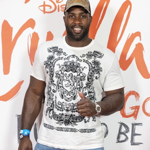 Teddy Riner - Avant-première parisienne du film "Cruella" au cinéma Le Grand Rex à Paris, le 11 juin 2021. © Olivier Borde/Bestimage 