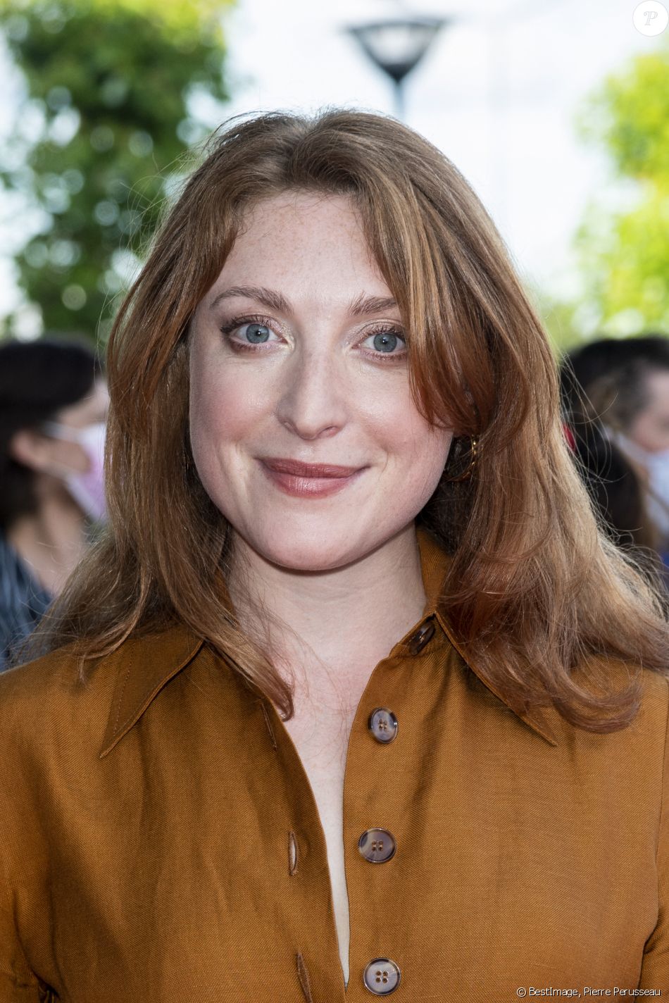 Sarah Stern lors du tapis rouge de la soirée d'ouverture du Festival Plurielles à Compiègne le 11 juin 2021. © Pierre Perusseau / Bestimage