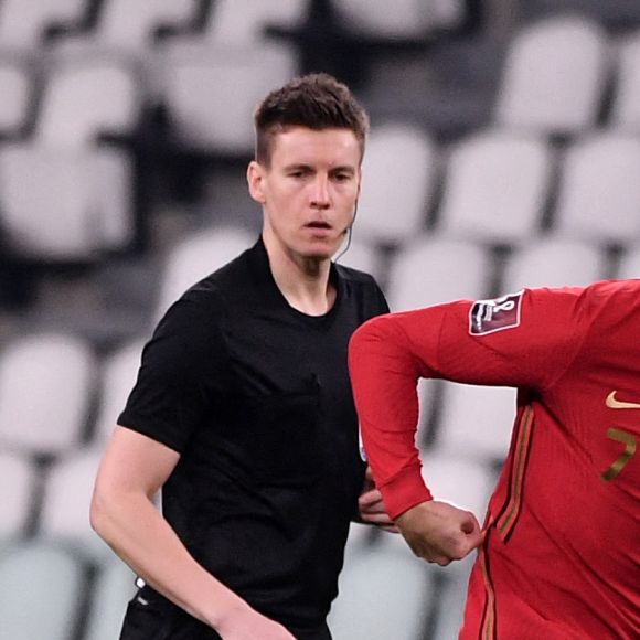 Cristiano Ronaldo lors du match Portugal - Azerbaïdjan (1 - 0) lors des éliminatoires pour la Coupe du Monde. Turin, le 24 mars 2021. © Inside / Panoramic / Bestimage
