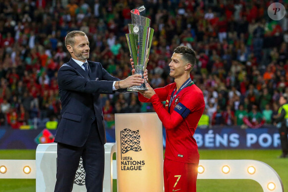 Cristiano Ronaldo et le Portugal remportent la Ligue des Nations en battant les Pays-Bas en finale. Le 9 juin 2019.