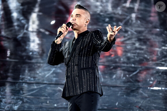 Robin Williams - Finale de l'émission X Factor à Milan, le 12 décembre 2019. 