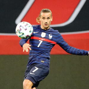 Antoine Griezmann lors du match amical de préparation de l'UEFA Euro "France - Pays de Galles" au stade Allianz Riviera à Nice.