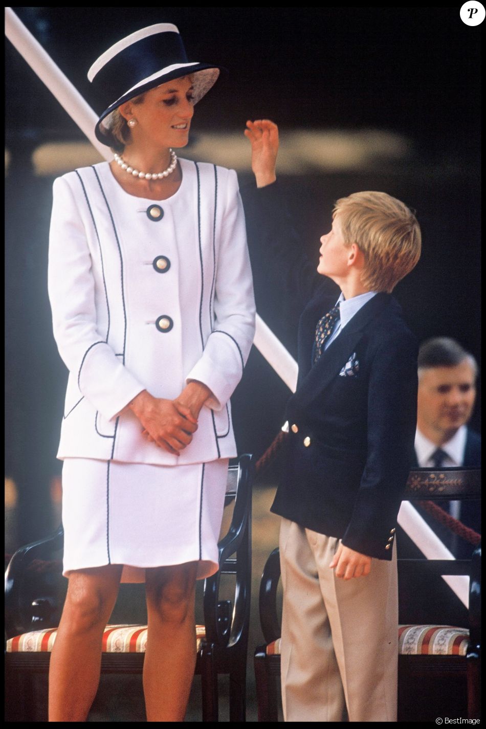 Diana et le prince Harry en 1995.