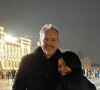 Anggun et son époux, Christian Kretschmar à Moscou.