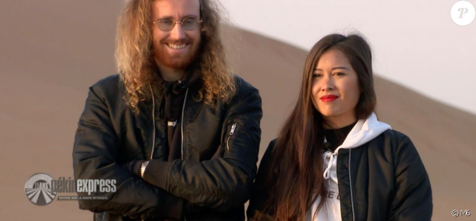 Maxime et Alizée - Episode de "Pékin Express 2020", diffusé le 16 mars 2020 sur M6.