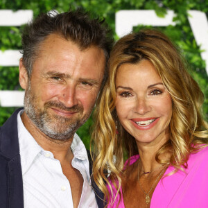 Alexandre Brasseur et Ingrid Chauvin au photocall de la série "Demain nous appartient" lors du 60ème Festival de Télévision de Monte-Carlo au Grimaldi Forum à Monaco, le 19 juin 2021. 