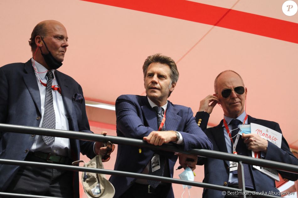 Serge de Yougoslavie, le prince Emmanuel Philibert de Savoie et Michel de Yougoslavie - Troisième et dernière journée du 12ème Grand Prix Historique de Formule 1 de Monaco. Le 25 avril 2021 © Claudia Albuquerque / Bestimage