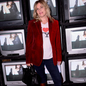 Exclusif - Emmanuelle Seigner lors de la soirée de lancement du sac Kate Moss pour IKKS à l'hôtel Amour à Paris le 22 octobre 2020. © Rachid Bellak / Bestimage 