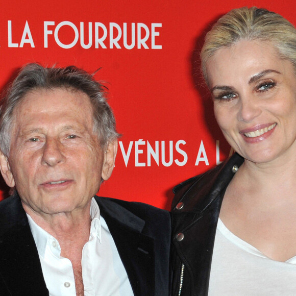 Roman Polanski et Emmanuelle Seigner a l'avant-premiere du film "La venus a la fourrure" au Gaumont Marignan a Paris. Le 4 novembre 2013