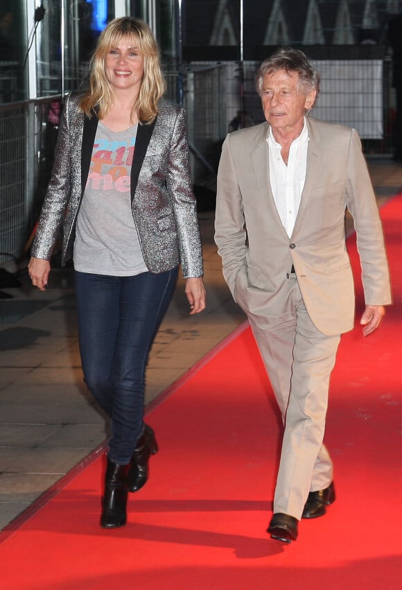 Emmanuelle Seigner et Roman Polanski - Avant Premiere du film "Blue Jasmine" a l'UGC Bercy a Paris, le 27 aout 2013. 