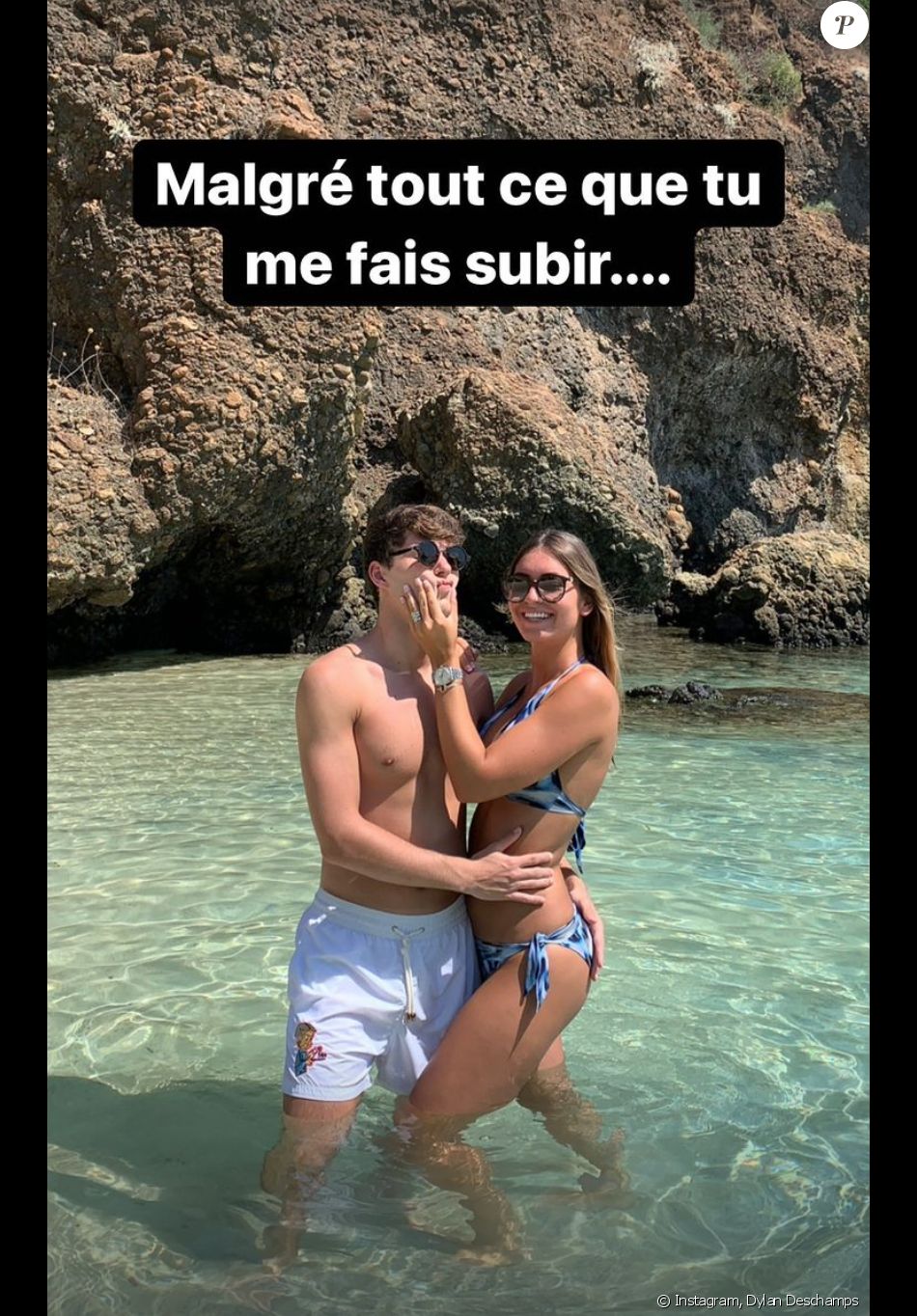 Dylan Deschamps souhaite un joyeux anniversaire à sa petite amie, Mathilde Cappelaere. Le 23 juin 2021.