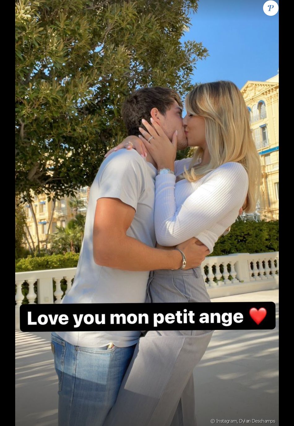 Dylan Deschamps souhaite un joyeux anniversaire à sa petite amie, Mathilde Cappelaere. Le 23 juin 2021.