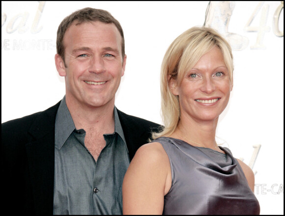 Serge Dupire et Rebecca Hampton au festival de Monte Carlo Television Festival en 2008.