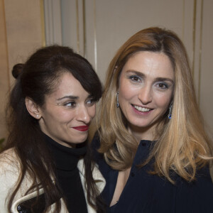 Rachida Brakni et Julie Gayet - Soirée des Révélations César dans les salons de la maison Chaumet place Vendôme à Paris, le 11 janvier 2016.