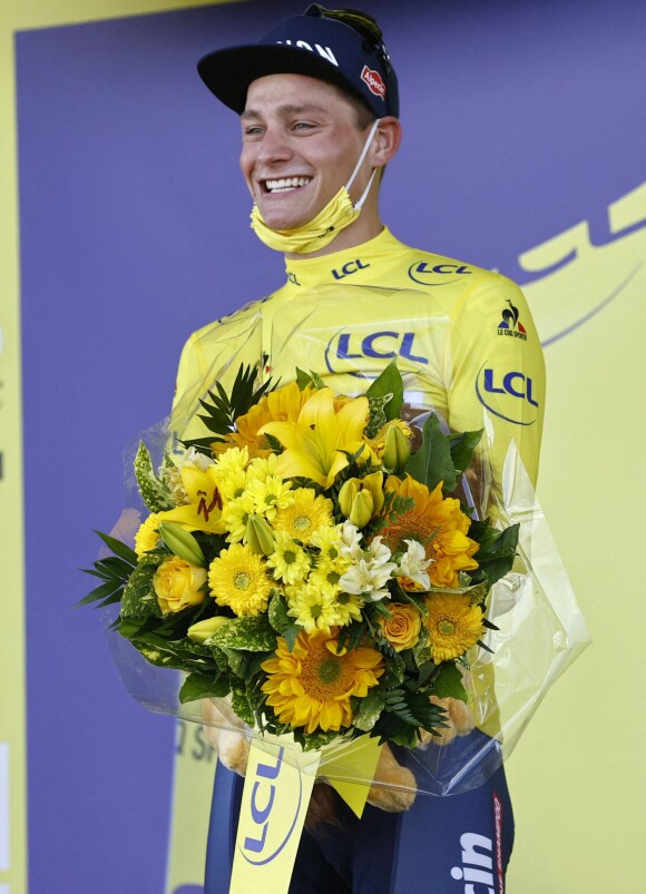 Mathieu van der Poel lors du Tour de France 2021 à Mur de Bretagne, le 27 juin 2021. © Photonews / Panoramic / Bestimage