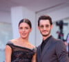 Pierre Niney et sa femme Natasha Andrews - Red carpet du film "Amants" lors de la 77ème édition du Festival international du film de Venise, la Mostra le 3 septembre 2020. 