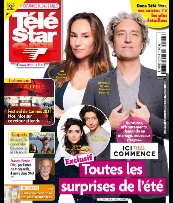 Couverture du magazine "Télé Star" du 28 juin 2021