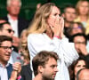 Kim Sears dans les tribunes de Wimbledon le 28 juin  2021, à Londres. Photo by Andy Hooper/Daily Mail/dmg media Licensing/ABACAPRESS.COM