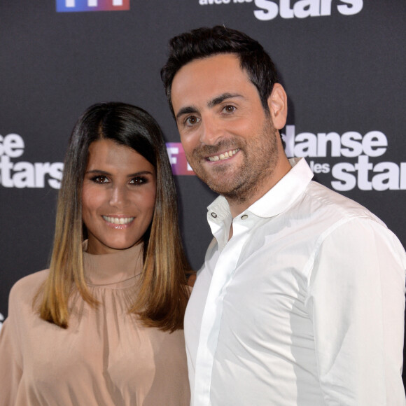 Camille Combal et Karine Ferri au photocall de la saison 10 de l'émission "Danse avec les stars" (DALS) au siège de TF1 à Boulogne-Billancourt, France, le 4 septembre 2019. © Veeren/Bestimage