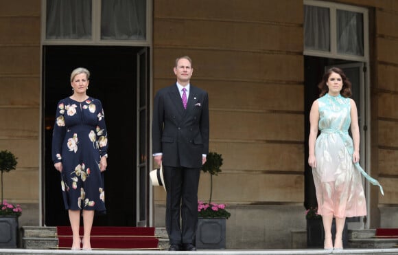 Le prince Edward et son épouse la comtesse Sophie de Wessex, la princesse Eugenie - Le Prix du duc d'Édimbourg a organisé une présentation du Gold Award dans les jardins du palais de Buckingham Palace pour souligner les réalisations de 3.000 jeunes issus de différentes organisations du Royaume-Uni, dont de nombreuses écoles et académies, qui ont atteint leur objectif. Londres, 22 mai 2019.