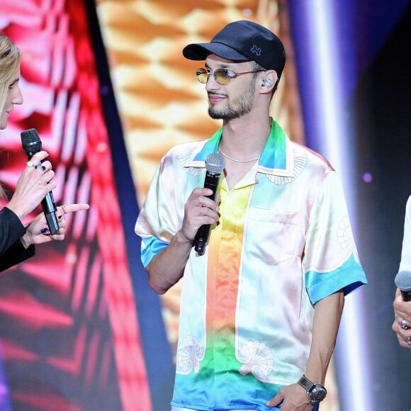 Exclusif - Marie Portolano, Kendji Girac et Soolking - Enregistrement de l'émission "La soirée extraordinaire : La musique comme vous ne l'avez jamais vue", qui sera diffusée le 30 juin sur M6. © Gaffiot-Moreau / Bestimage 