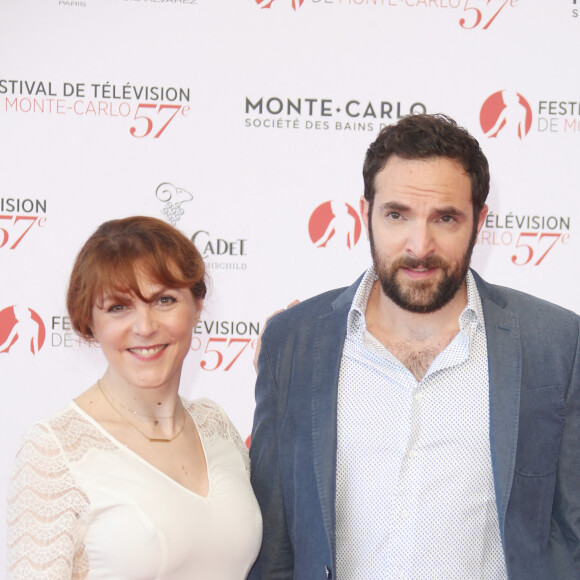 Anne-Élisabeth Blateau et David Mora lors de l'ouverture de la 57ème édition du Festival de la Télévision de Monte-Carlo le 16 juin 2017. © Denis Guignebourg / Bestimage