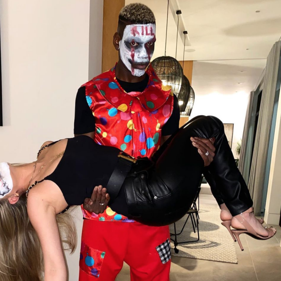 Paul et Zulay Pogba déguisés pour Halloween. Octobre 2020.