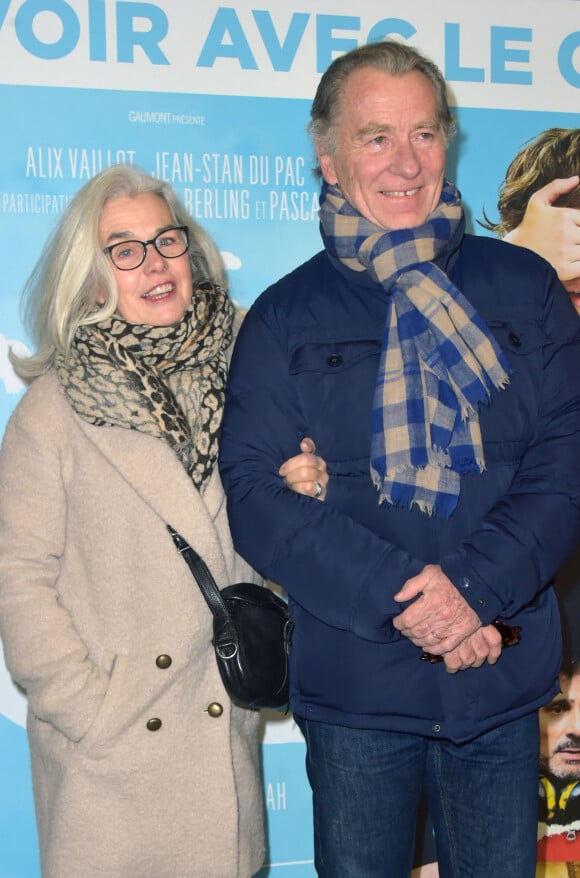 William Leymergie et sa femme Maryline - Avant-première du film "Le coeur en braille" au cinéma Gaumont Marignan à Paris le 4 décembre 2016. © Giancarlo Gorassini/Bestimage