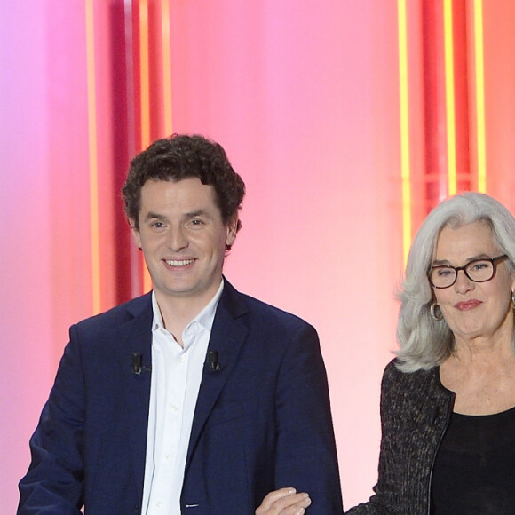 Anna, Sacha, Gery et Maryline Leymergie - Enregistrement de l'émission "Vivement Dimanche" à Paris le 04 novembre 2015 et qui sera diffusée le 08 novembre, France télévisions en Féte. Coadic Guirec / Bestimage
