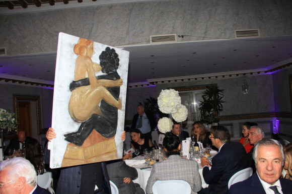 Illustration Lors de la soirée "La Dolce Vita De Massimo" avec une projection de film suivi d'un dîner caritatif aux salons Hoche à Paris le 30 juin 2021 © Baldini / Bestimage 