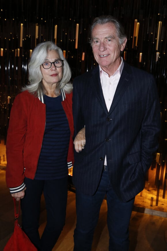 William Leymergie et sa femme Maryline - Soirée "J'aime la mode" à l'hôtel Mandarin Oriental à Paris, le 28 septembre 2015.