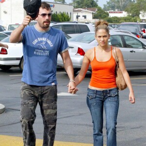 Jennifer Lopez et Ben Affleck à Savannah en 2003.