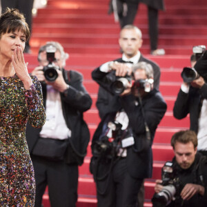 Sophie Marceau - Montée des marches du film "Shan He Gu Ren" (Mountains May Depart) lors du 68 ème Festival International du Film de Cannes, à Cannes le 20 mai 2015.