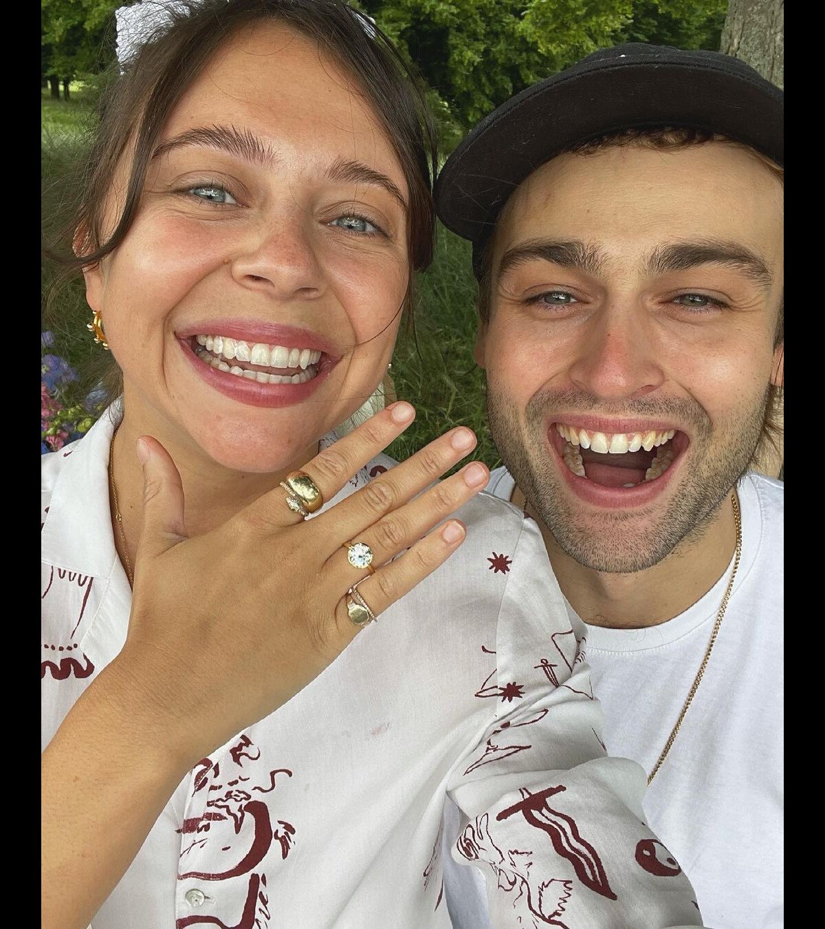 Photo : Douglas Booth et Bel Powley. - Purepeople