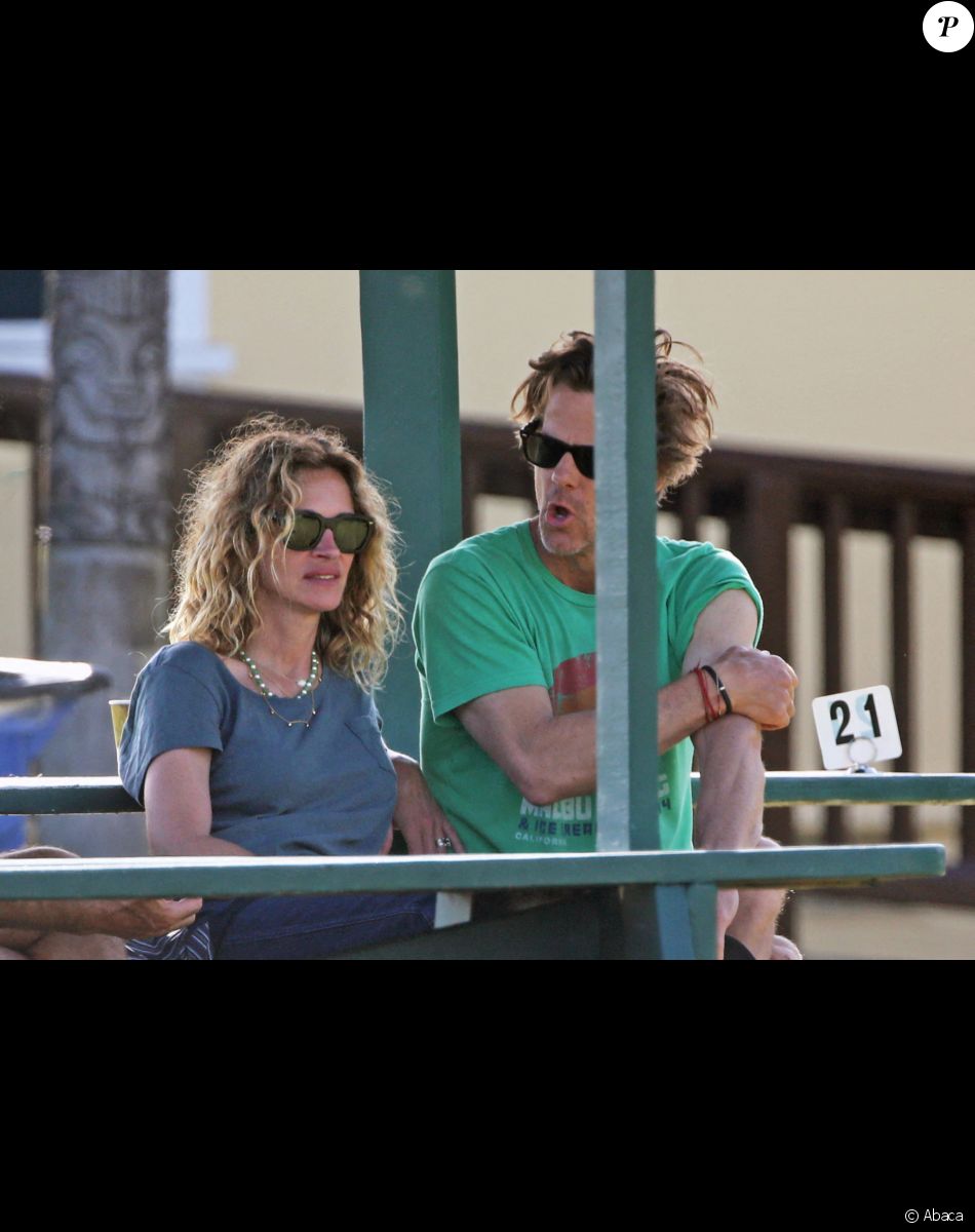 Julia Roberts et Daniel Moder en vacances à Hawaï en août 2019