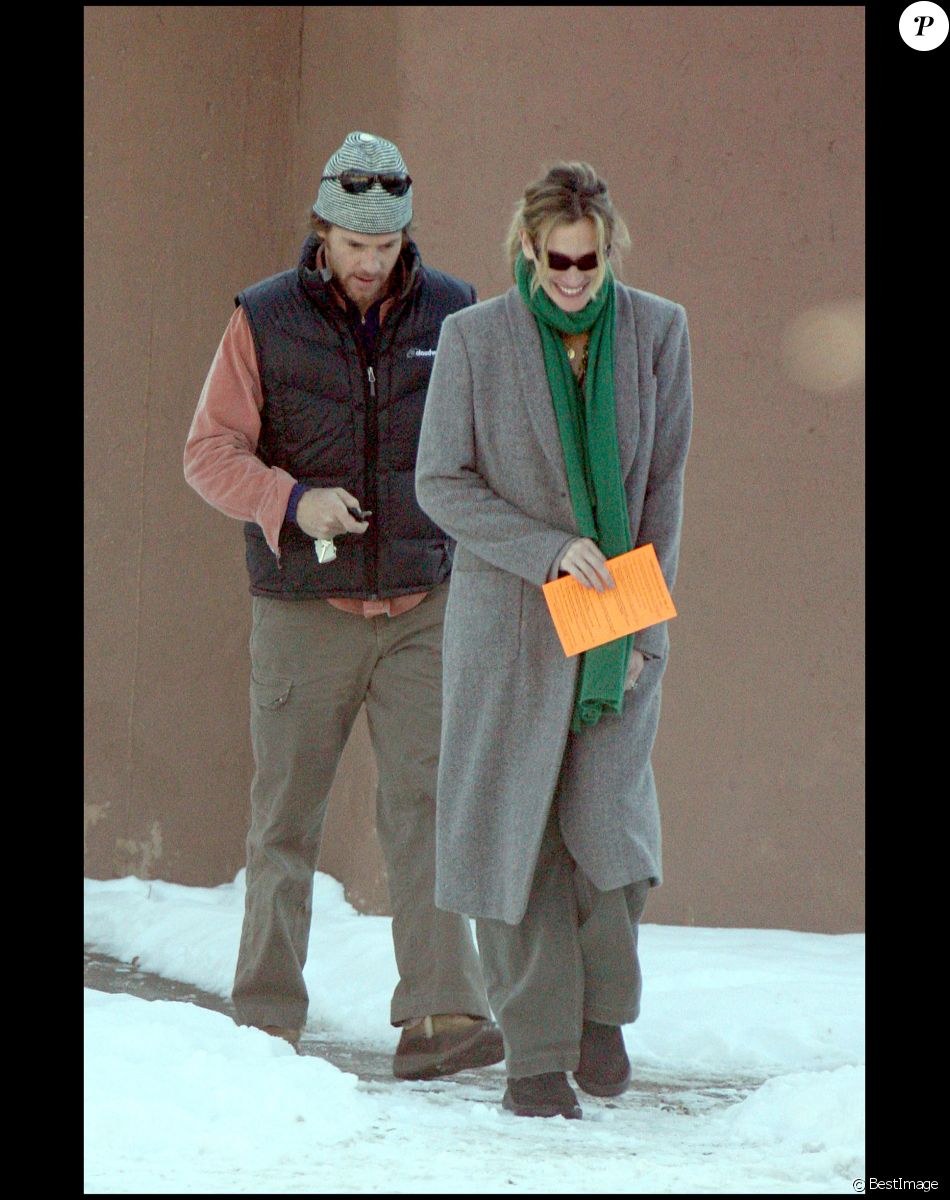Julia Roberts et son mari Daniel Moder à Taos en décembre 2006.