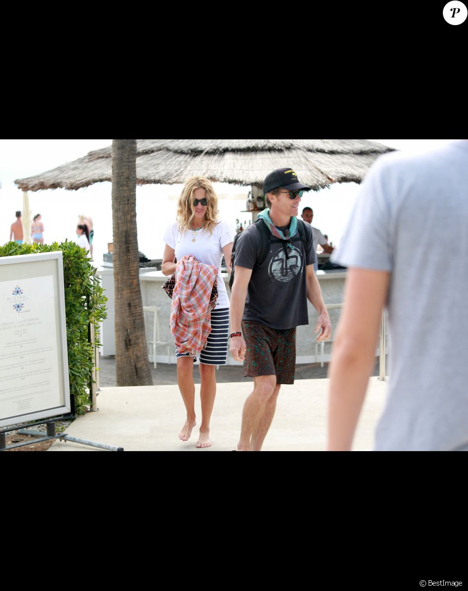 Exclusif - Julia Roberts et son mari Daniel Moder en vacances à Split, en Croatie, le 24 septembre 2017.