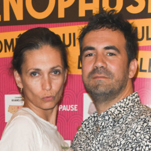 Adeline Blondieau et Alex Goude - Photocall du spectacle "Ménopause" au Théâtre de la Madeleine à Paris. Le 29 juin 2019 