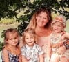 Cindy Van Der Auwera de "Familles Nombreuses, la vie en XXL" avec ses trois plus jeunes enfants