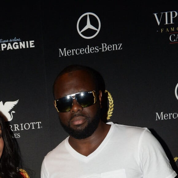 Exclusif - Maître Gims et sa femme DemDem - People au VIP ROOM à Cannes le 14 mai 2016 lors du 69 ème Festival International du Film de Cannes le 14 mai 2016